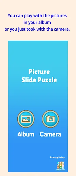 Взломанная Slide Puzzle with your photo на Андроид — Все открыто — скриншот 2