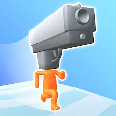 Взлом Gun Head Run — Много денег