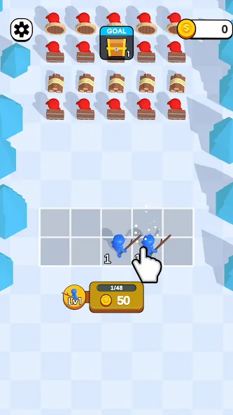 Скачать Merge Weapons: Battle Game на телефон — Много денег — скриншот 1