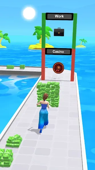 Скачать Money Run 3D — Последняя версия (Много денег) — скриншот 2