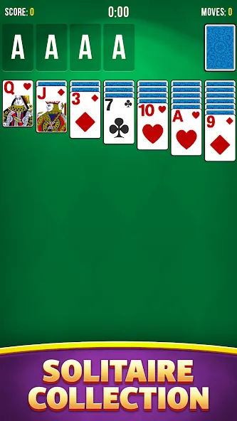 Solitaire Bliss Collection Mod APK Все пасьянсы открыты и без рекламы — Скачать на Андроид — скриншот 1