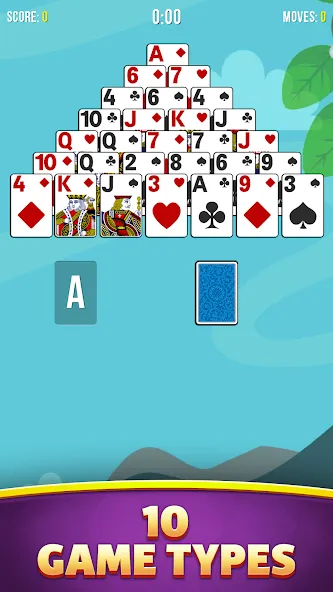 Solitaire Bliss Collection Mod APK Все пасьянсы открыты и без рекламы — Скачать на Андроид — скриншот 2