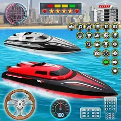 Speed Boat Racing: Boat games MOD — Много денег на Андроид