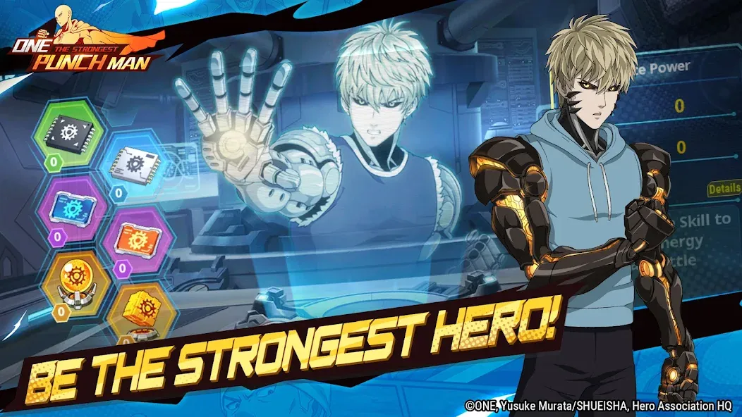 Взломанная One Punch Man - The Strongest на Андроид — Много денег и бесконечная энергия — скриншот 5