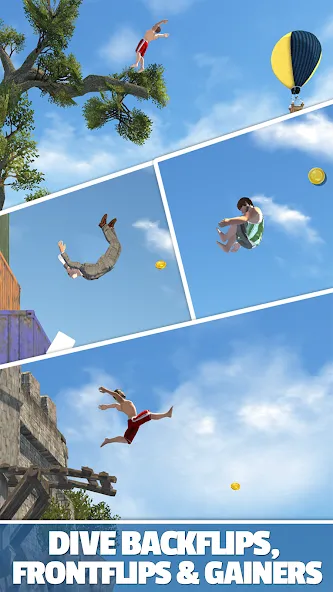 Скачать Flip Diving — Последняя версия (Много денег) — скриншот 2