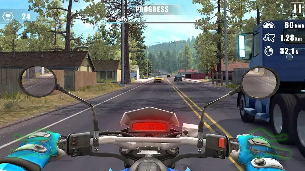 Moto Bike Race : Driving Car MOD APK на Android — Много денег и без рекламы — скриншот 1