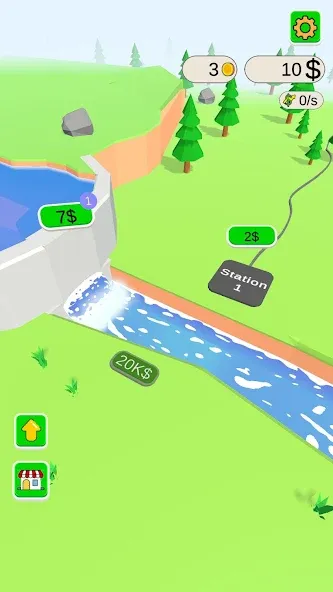 Взлом Water Power — Много денег — скриншот 1