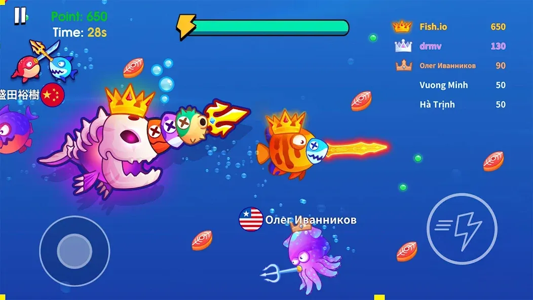Скачать Sword Shark.io - Hungry Shark на телефон — Много денег и без рекламы — скриншот 2 Скачать Sword Shark.io - Hungry Shark на телефон — Много денег и без рекламы — скриншот 2