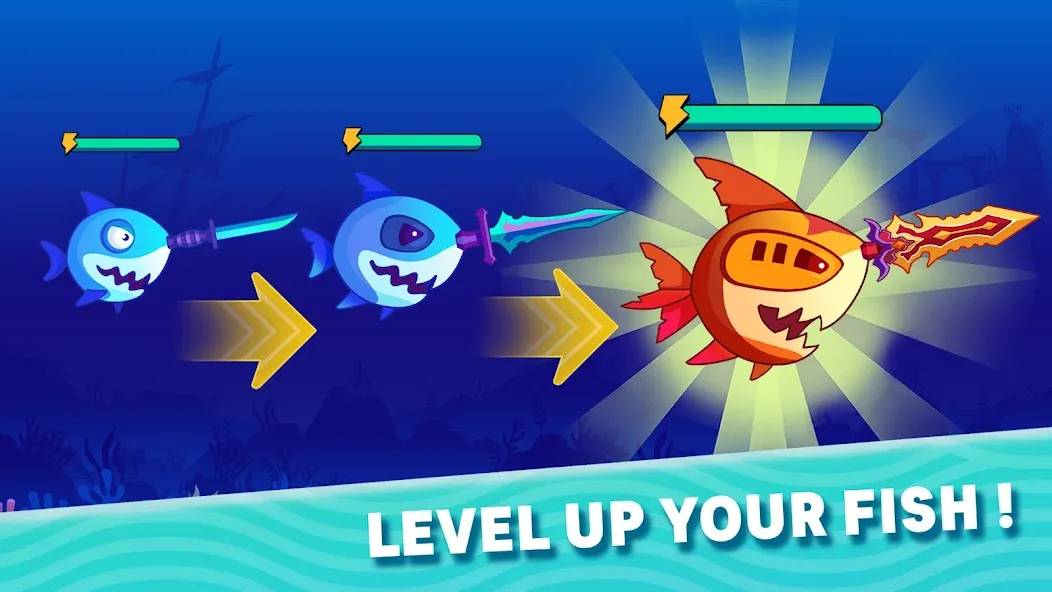 Скачать Sword Shark.io - Hungry Shark на телефон — Много денег и без рекламы — скриншот 3 Скачать Sword Shark.io - Hungry Shark на телефон — Много денег и без рекламы — скриншот 3
