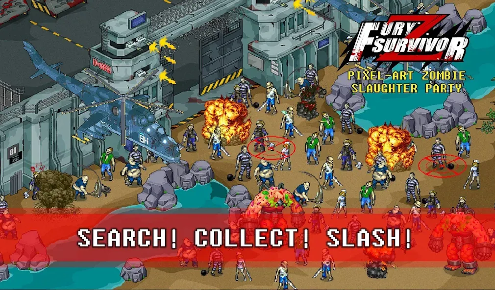 Fury Survivor: Pixel Z на Андроид — Мод Бессмертие и много денег — скриншот 2 Fury Survivor: Pixel Z на Андроид — Мод Бессмертие и много денег — скриншот 2