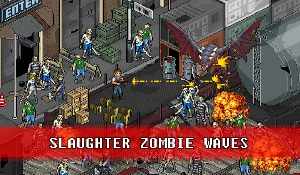 Fury Survivor: Pixel Z на Андроид — Мод Бессмертие и много денег — скриншот 4 Fury Survivor: Pixel Z на Андроид — Мод Бессмертие и много денег — скриншот 4