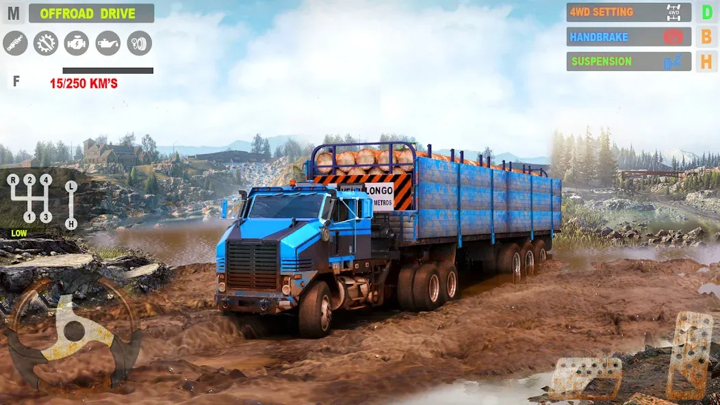 Offroad Mudrunner Games 3D (Мод Много денег) — скриншот 2