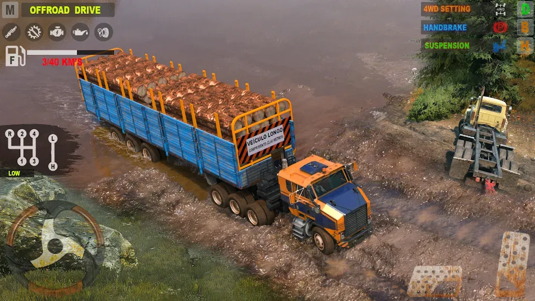 Offroad Mudrunner Games 3D (Мод Много денег) — скриншот 3
