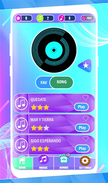 Скачать взломанную Santa Fe Klan Piano Game — Все песни разблокированы — скриншот 1