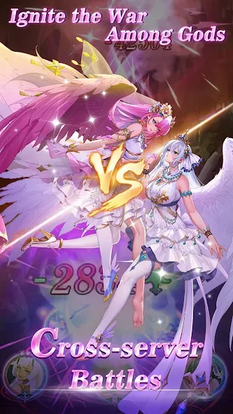 Скачать Idle Angels: Goddess' Warfare на телефон — Много денег и кристаллов — скриншот 5