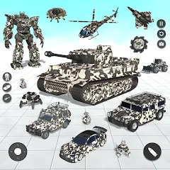 Скачать взломанную Tank Robot Game Army Games — Много денег