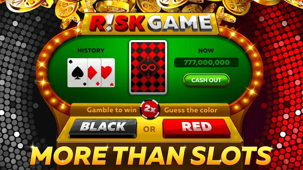 Infinity Slots - Casino Games MOD APK на Android — Бесконечные монеты — скриншот 4