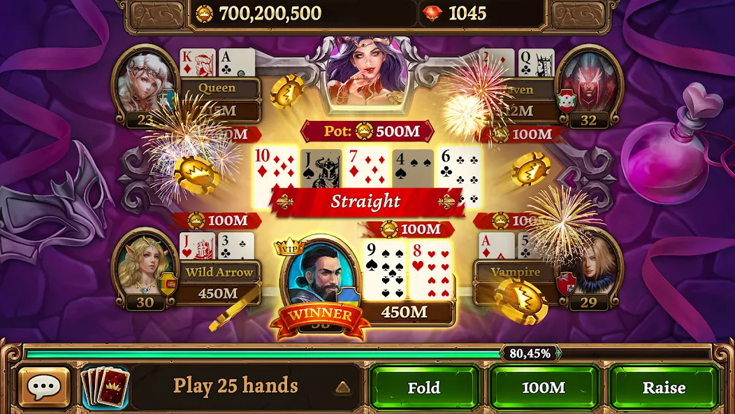 Скачать Texas Holdem - Scatter Poker с модом — Много денег — скриншот 5