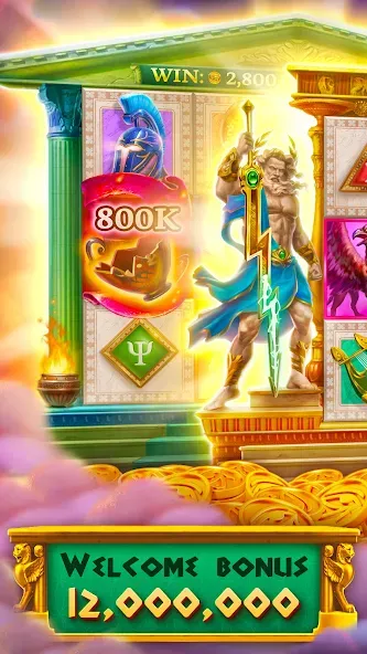 Скачать Slots Era - Jackpot Slots Game — Модификация Много денег — скриншот 1
