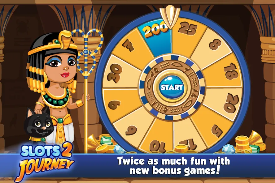 Slots Journey 2: Vegas Casino MOD — Много денег на Андроид — скриншот 5