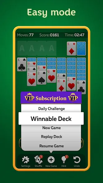 Скачать Solitaire Play - Card Klondike на телефон — Без рекламы — скриншот 4 Скачать Solitaire Play - Card Klondike на телефон — Без рекламы — скриншот 4