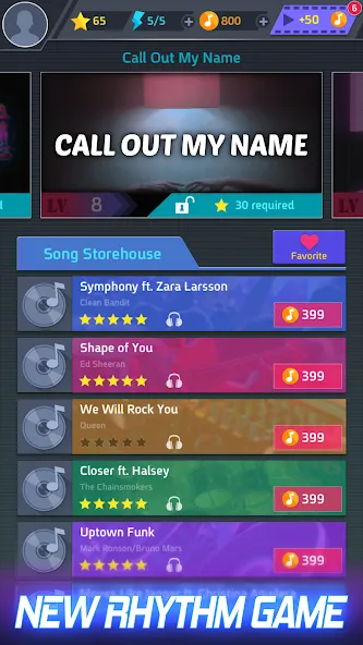 Скачать Tap Tap Music-Pop Songs на телефон — Все песни разблокированы — скриншот 1