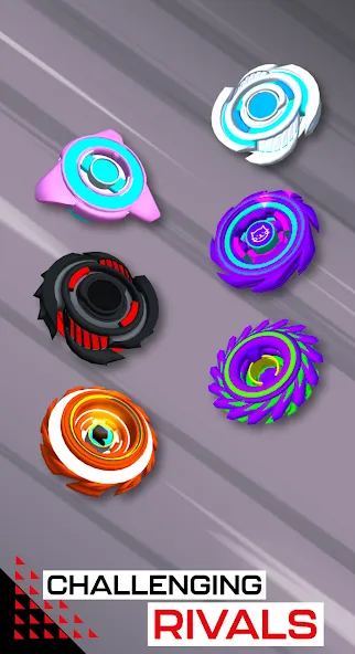 Скачать взломанную Spinner Fighter Arena — Много денег — скриншот 1