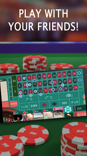 Roulette Royale - Grand Casino (Мод Много денег и фишек) — скриншот 1