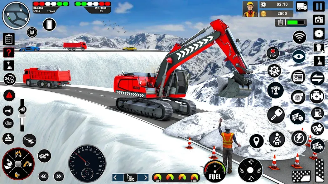 Скачать Excavator Simulator Crane Game с модом — Много денег — скриншот 2