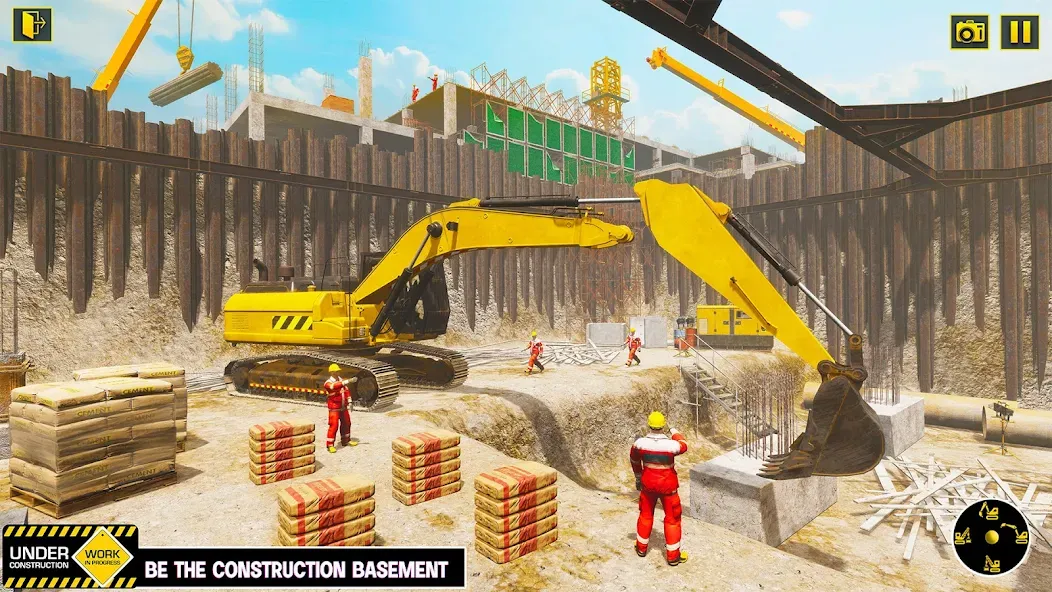 Скачать Excavator Simulator Crane Game с модом — Много денег — скриншот 3