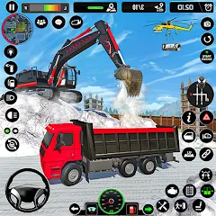 Скачать Excavator Simulator Crane Game с модом — Много денег