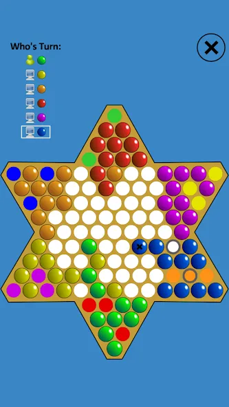 Chinese Checkers Touch — Мод: Все доски открыты — скриншот 3