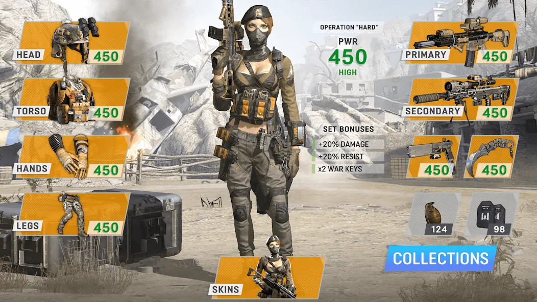Скачать Warface GO: FPS shooting games на телефон — Бессмертие и без перезарядки — скриншот 3