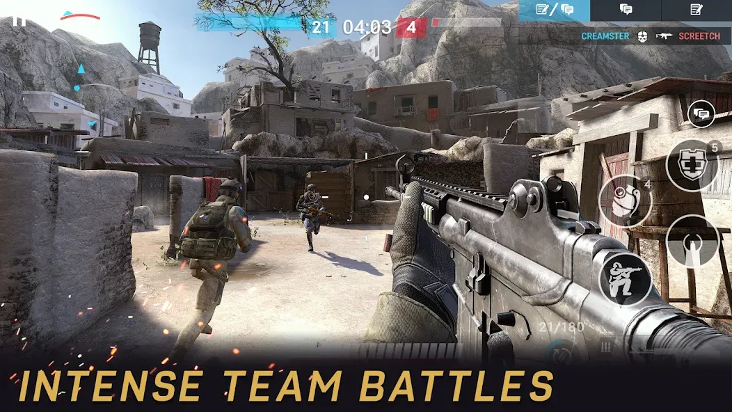 Скачать Warface GO: FPS shooting games на телефон — Бессмертие и без перезарядки — скриншот 4
