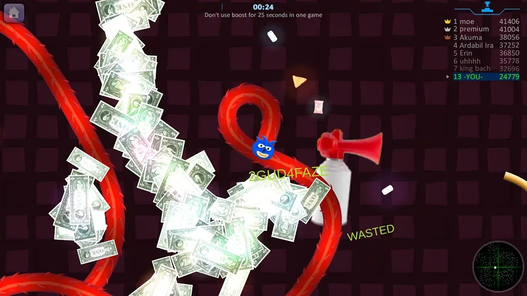 Скачать взлом Snake Hunt: Worm io Games Zone на Андроид — Много денег и бессмертие — скриншот 2 Скачать взлом Snake Hunt: Worm io Games Zone на Андроид — Много денег и бессмертие — скриншот 2