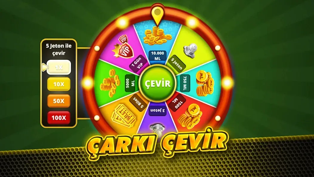 Скачать Çanak Okey - Mynet — Последняя версия (Много золота и фишек) — скриншот 3