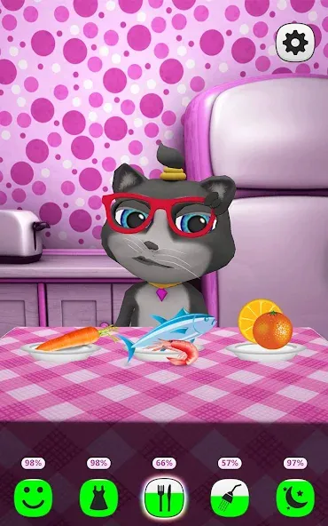 Скачать My Talking Kitty Cat на Андроид — Много денег — скриншот 3