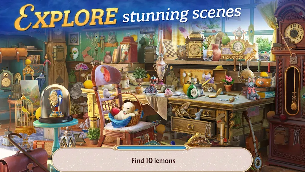 Скачать Seekers Notes: Hidden Objects на телефон — Много денег и кристаллов — скриншот 4
