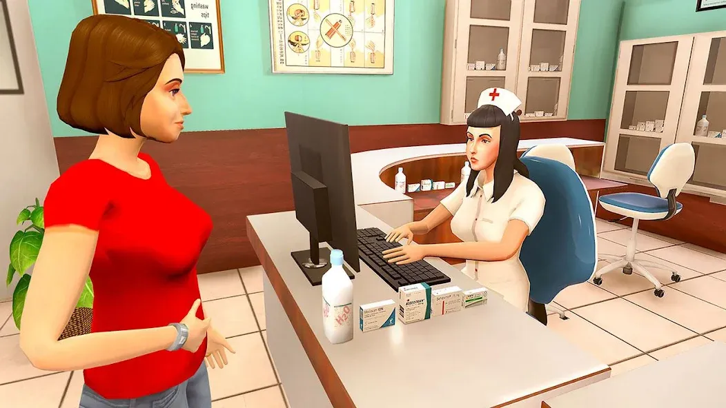Скачать Virtual Pregnant Mom Baby Care (Мод: Много денег и все открыто) на Андроид — скриншот 1 Скачать Virtual Pregnant Mom Baby Care (Мод: Много денег и все открыто) на Андроид — скриншот 1