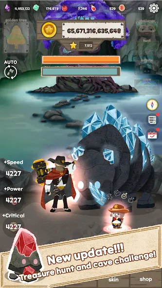 Woodcutter: Idle Clicker на Андроид — Мод Много денег и без рекламы — скриншот 1