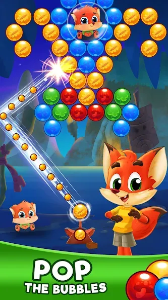 Скачать взлом Bubble Friends Bubble Shooter на Андроид — Много денег — скриншот 1