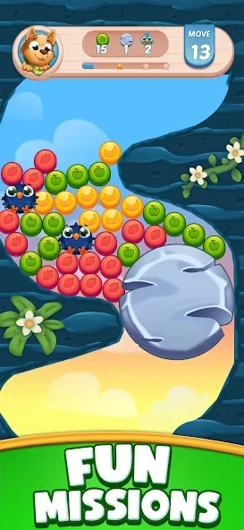 Скачать Farm Blast - Merge & Pop (Мод: Бесконечные деньги) на Андроид — скриншот 1