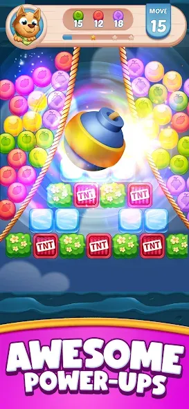 Скачать Farm Blast - Merge & Pop (Мод: Бесконечные деньги) на Андроид — скриншот 3