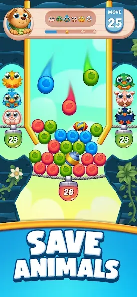 Скачать Farm Blast - Merge & Pop (Мод: Бесконечные деньги) на Андроид — скриншот 4