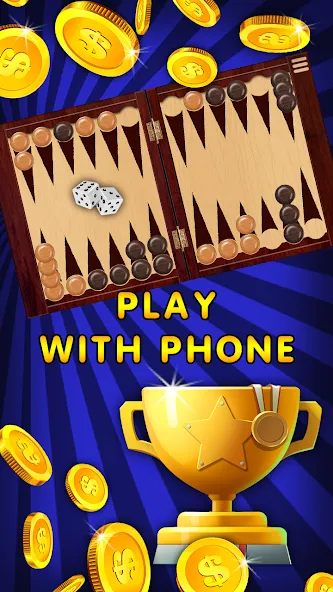 Скачать взломанную Backgammon Nard offline online — Бесплатные покупки — скриншот 4