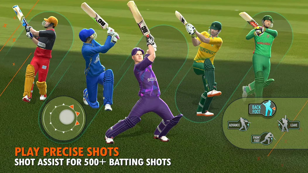 Real Cricket™ 24 на Андроид — Мод Много денег и золота — скриншот 2 Real Cricket™ 24 на Андроид — Мод Много денег и золота — скриншот 2