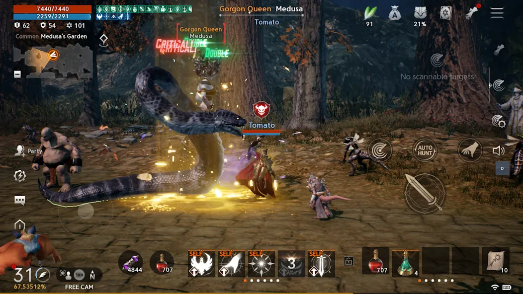 Lineage2M MOD APK на Android — Бессмертие и много адены — скриншот 4