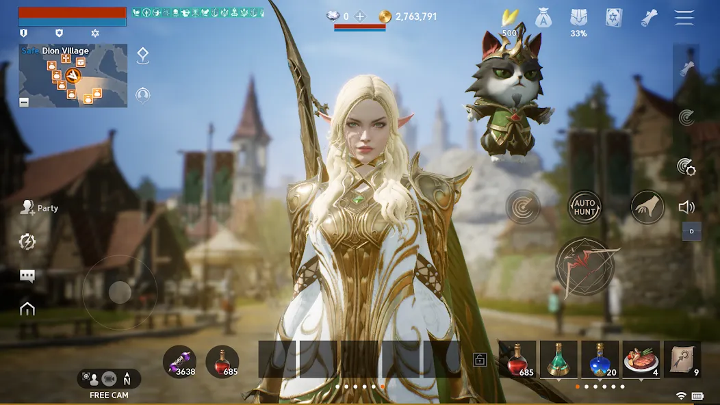 Lineage2M MOD APK на Android — Бессмертие и много адены — скриншот 5