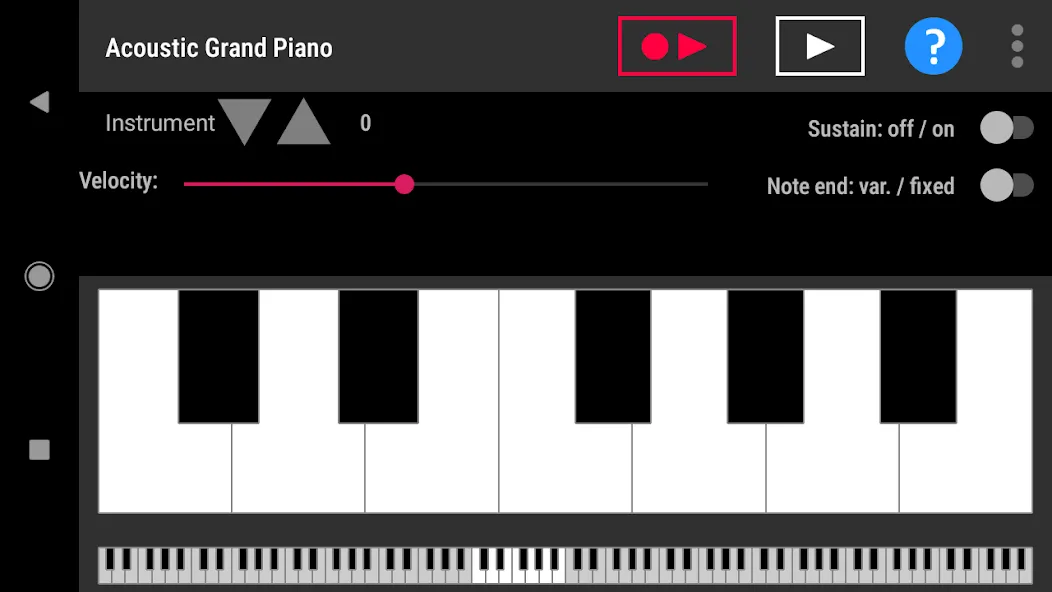 Simple piano with recorder MOD APK — Все разблокировано — скриншот 4