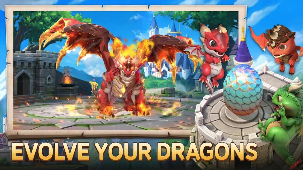 Dragon Siege: Kingdom Conquest MOD APK — Бесплатные покупки — скриншот 4
